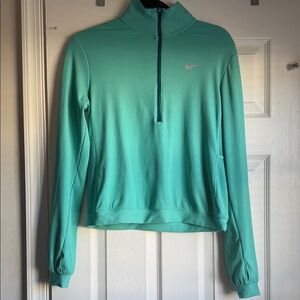 Nike Women's Aqua Half-Zip Sweatshirt